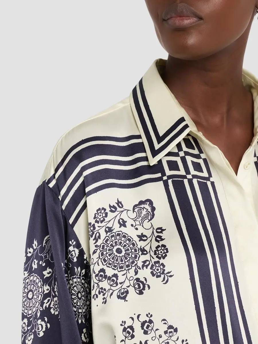 ALÉMAIS Women's Banderra Silk Scarf Shirt | Thumbnail 5 ALÉMAIS Women's Banderra Silk Scarf Shirt | Thumbnail 5