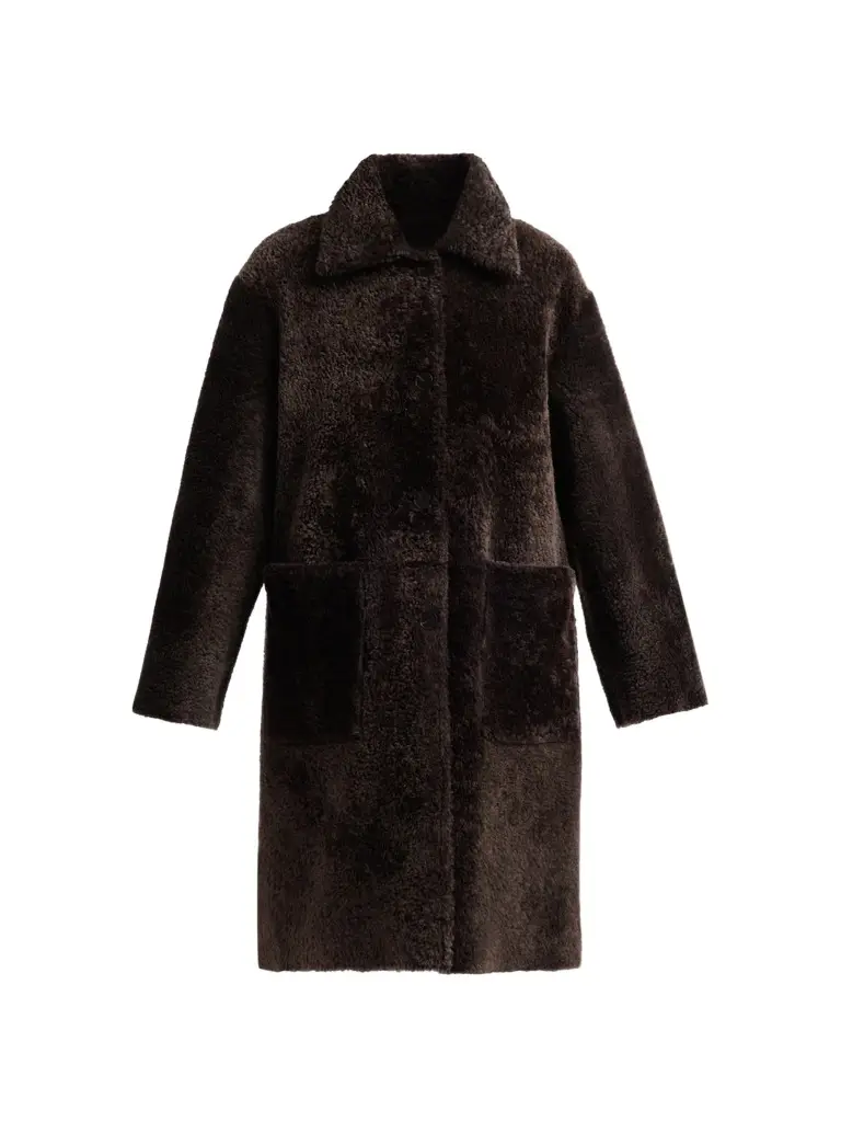 Women's Zoey Leather & Shearling Reversible Coat