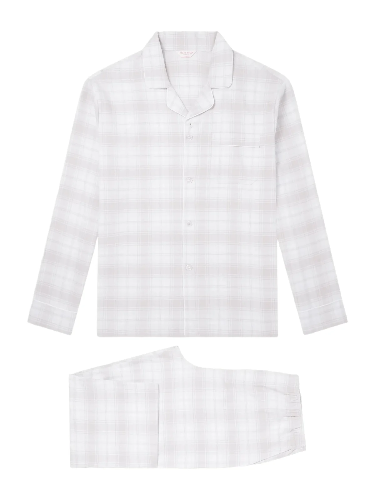 Derek Rose Kelburn Checked Brushed Cotton-Flannel Pyjama Set - Men