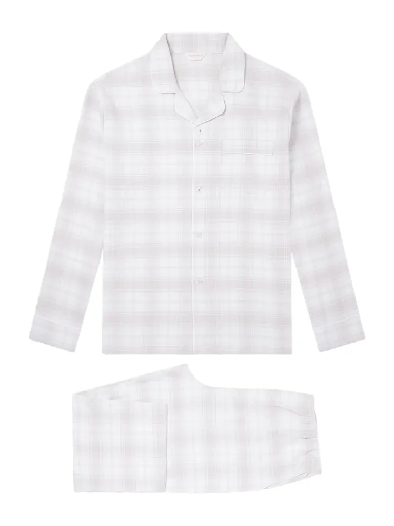 Derek Rose Kelburn Checked Brushed Cotton-Flannel Pyjama Set - Men