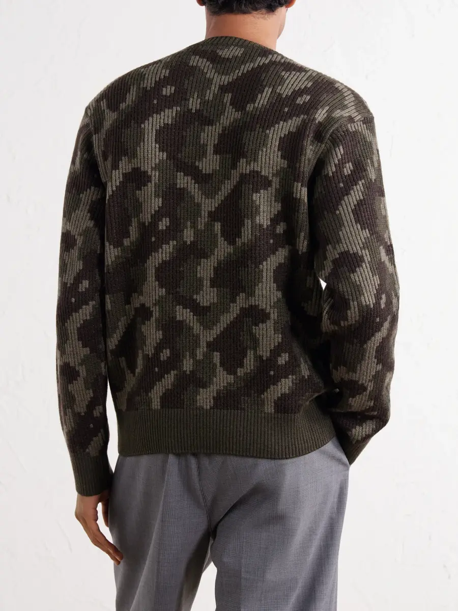 Aimé Leon Dore Camouflage-Ribbed Wool Sweater - Men | Thumbnail 4 Aimé Leon Dore Camouflage-Ribbed Wool Sweater - Men | Thumbnail 4