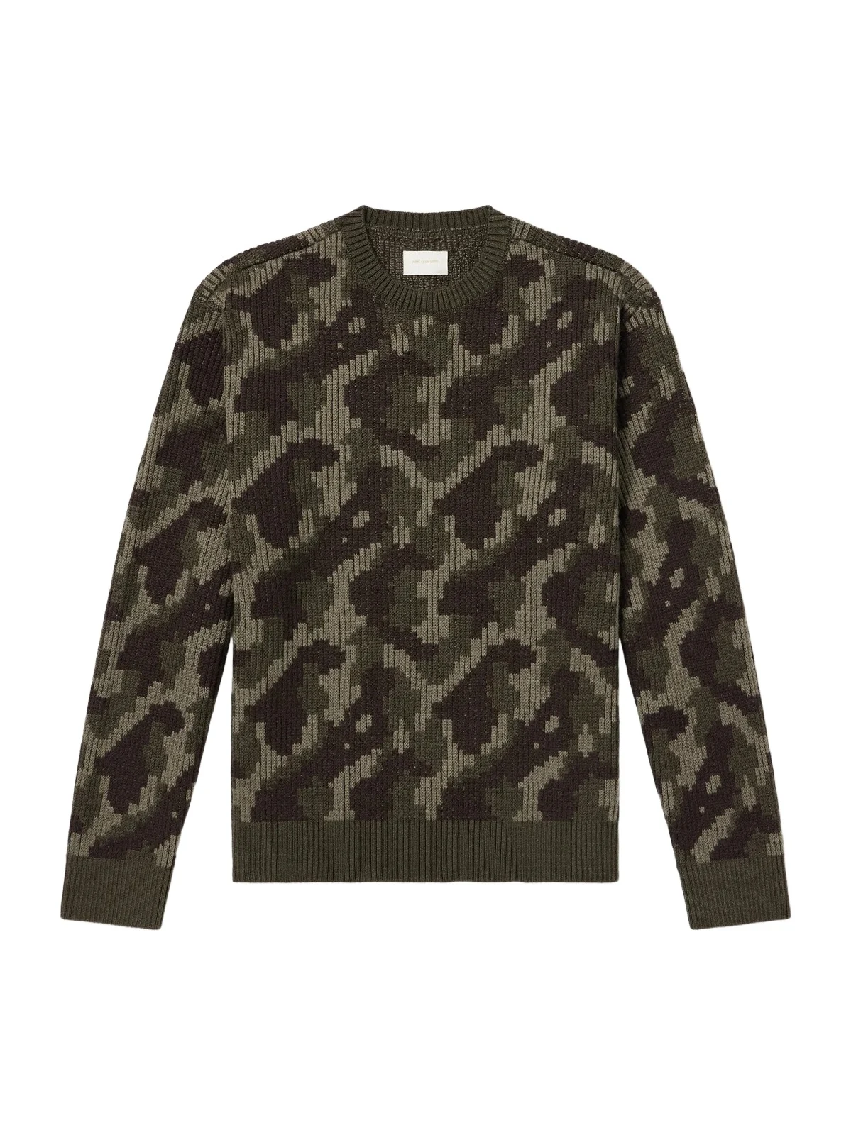 Aimé Leon Dore Camouflage-Ribbed Wool Sweater - Men