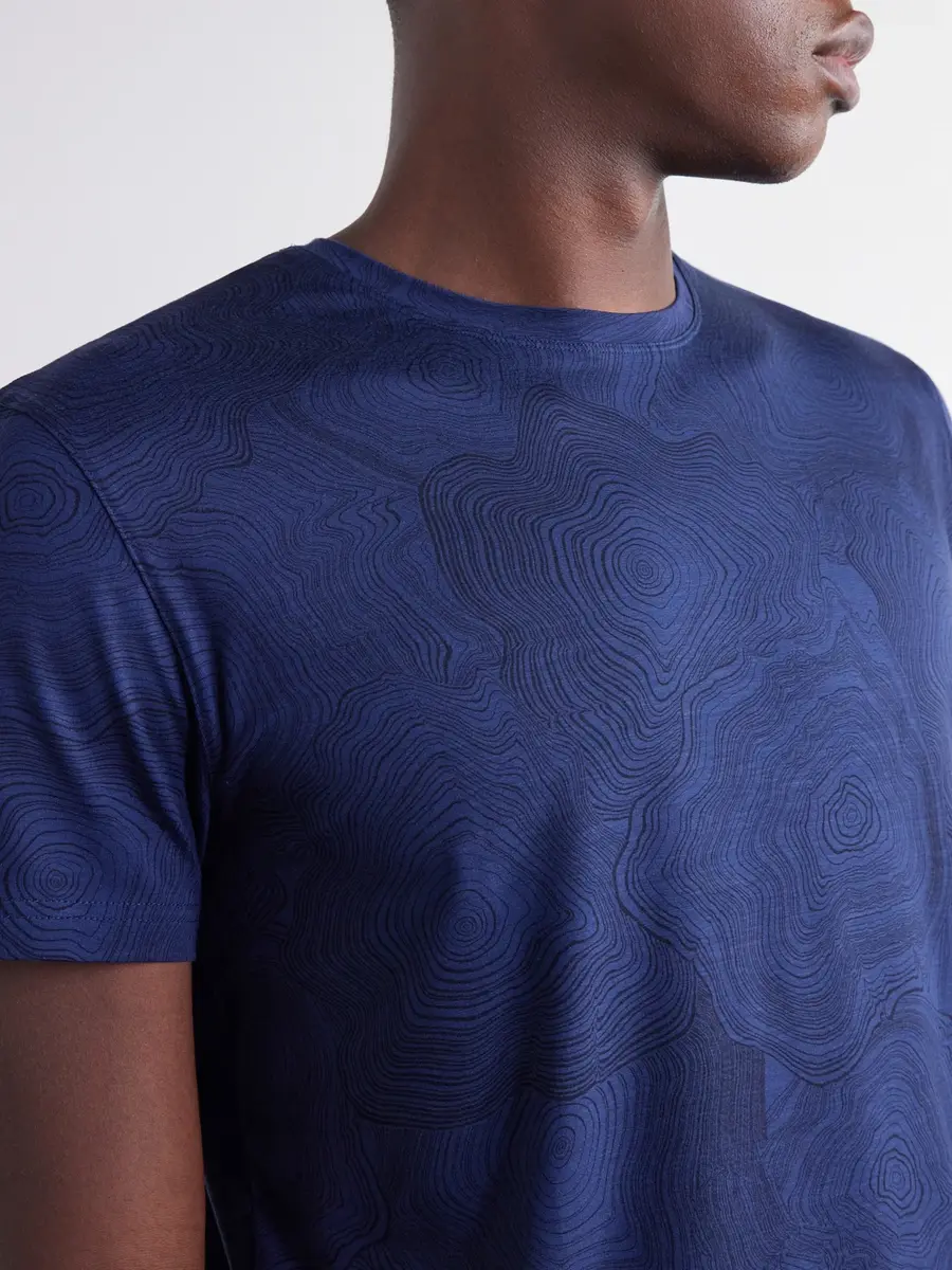 Derek Rose London Printed Modal-Blend Jersey Pyjama T-Shirt - Men | Thumbnail 5 Derek Rose London Printed Modal-Blend Jersey Pyjama T-Shirt - Men | Thumbnail 5