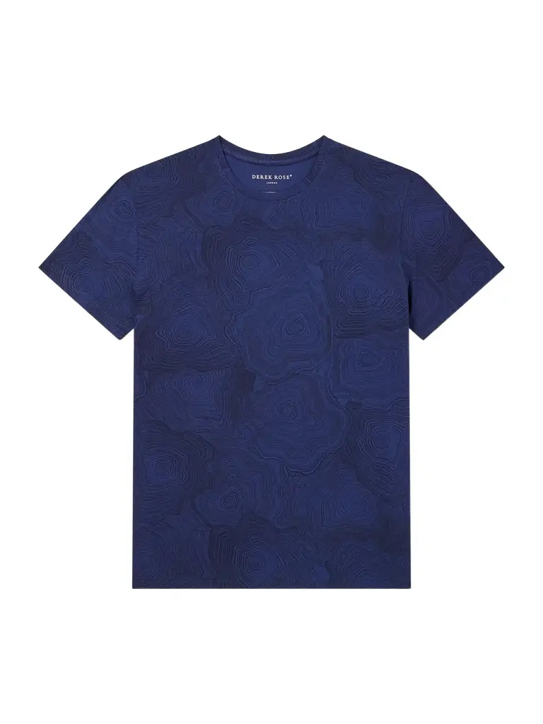 Derek Rose London Printed Modal-Blend Jersey Pyjama T-Shirt - Men
