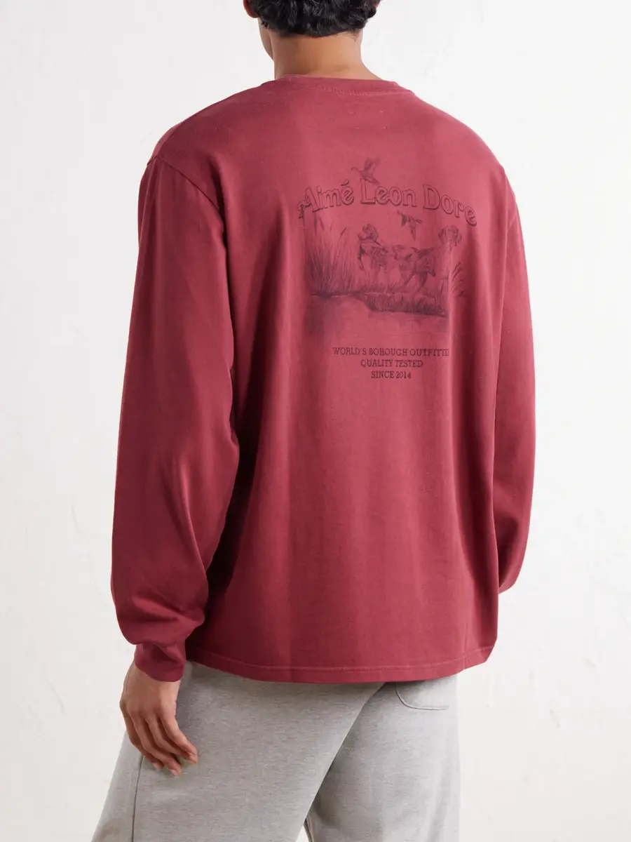 Aimé Leon Dore Logo-Embroidered Cotton-Jersey T-Shirt - Men | Thumbnail 4 Aimé Leon Dore Logo-Embroidered Cotton-Jersey T-Shirt - Men | Thumbnail 4