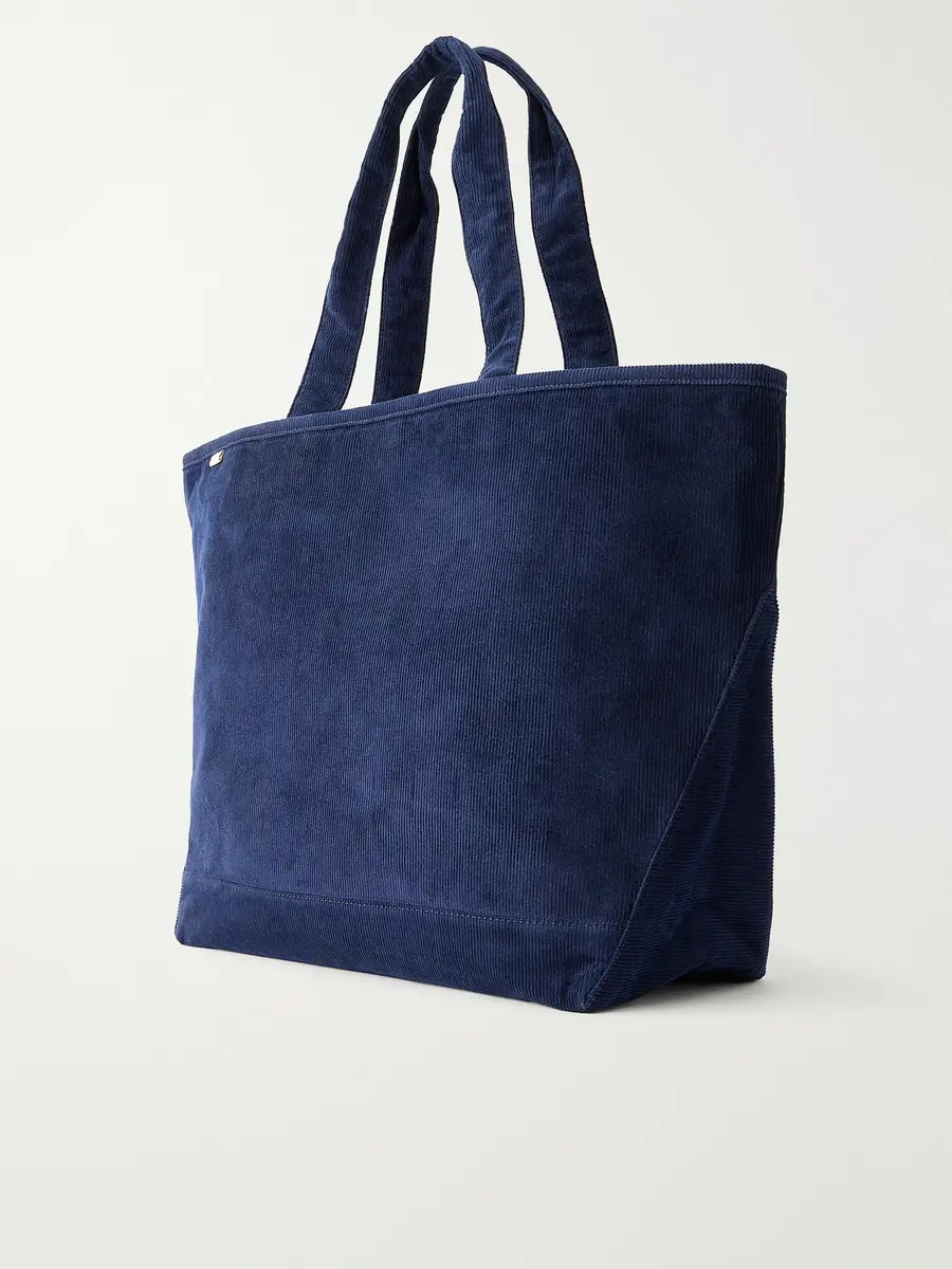 Aimé Leon Dore Logo-Embroidered Cotton-Corduroy Tote - Men | Thumbnail 4