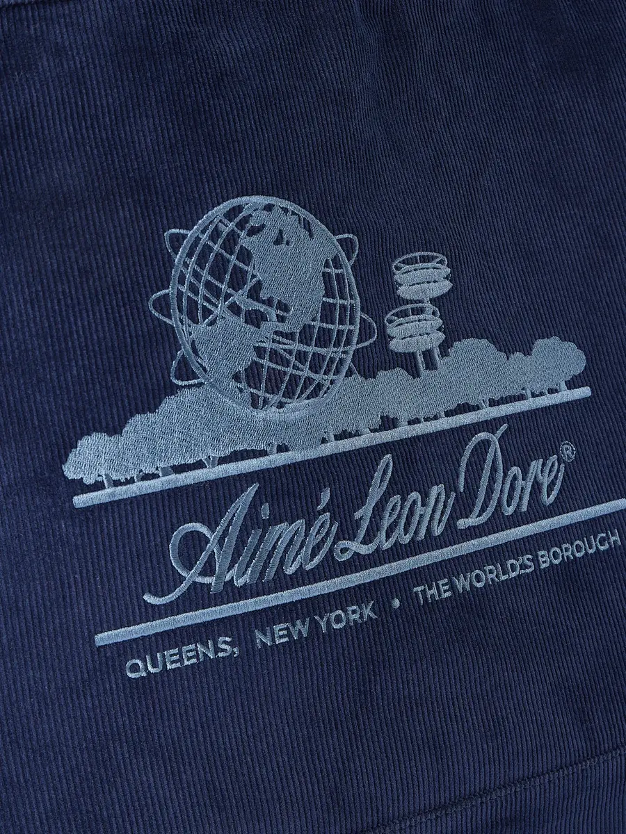 Aimé Leon Dore Logo-Embroidered Cotton-Corduroy Tote - Men | Thumbnail 5