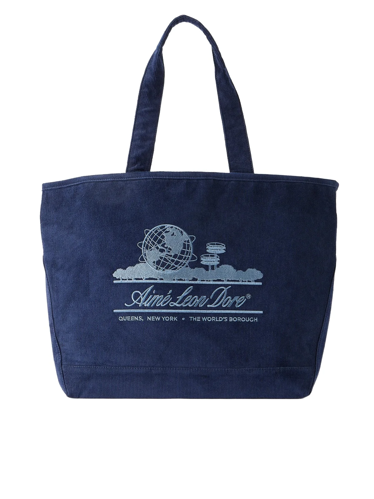 Logo-Embroidered Cotton-Corduroy Tote - Men