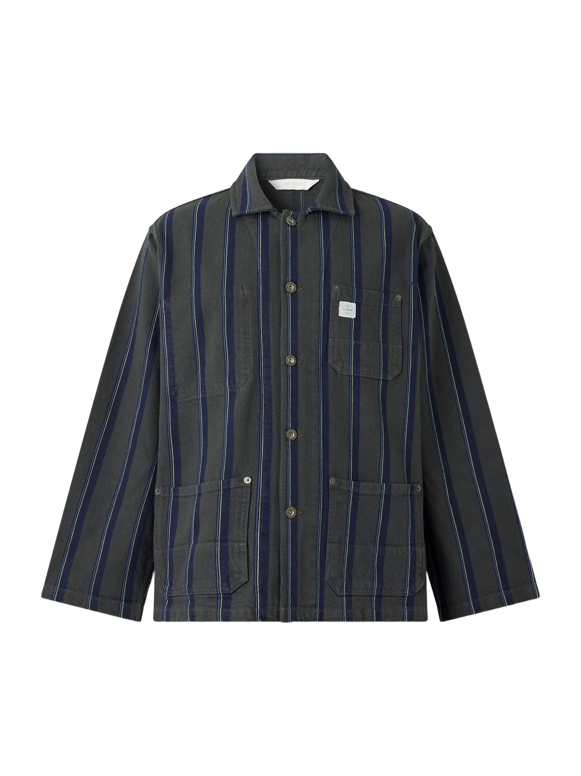 Aimé Leon Dore Logo-Appliquéd Striped Denim Jacket - Men