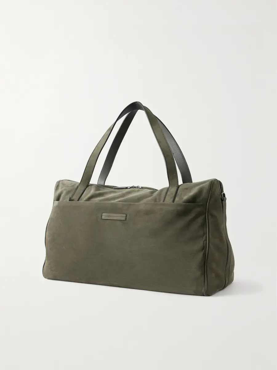 Zegna Nubuck Weekend Bag - Men | Thumbnail 4 Zegna Nubuck Weekend Bag - Men | Thumbnail 4