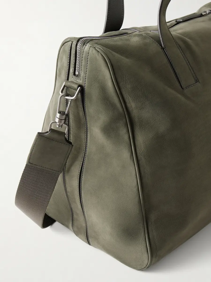 Zegna Nubuck Weekend Bag - Men | Thumbnail 5 Zegna Nubuck Weekend Bag - Men | Thumbnail 5