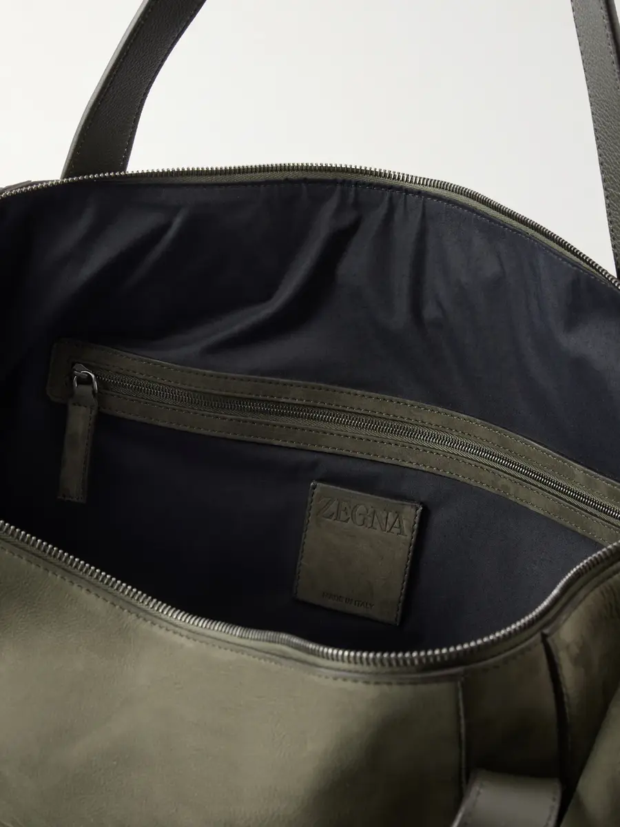 Zegna Nubuck Weekend Bag - Men | Thumbnail 6 Zegna Nubuck Weekend Bag - Men | Thumbnail 6