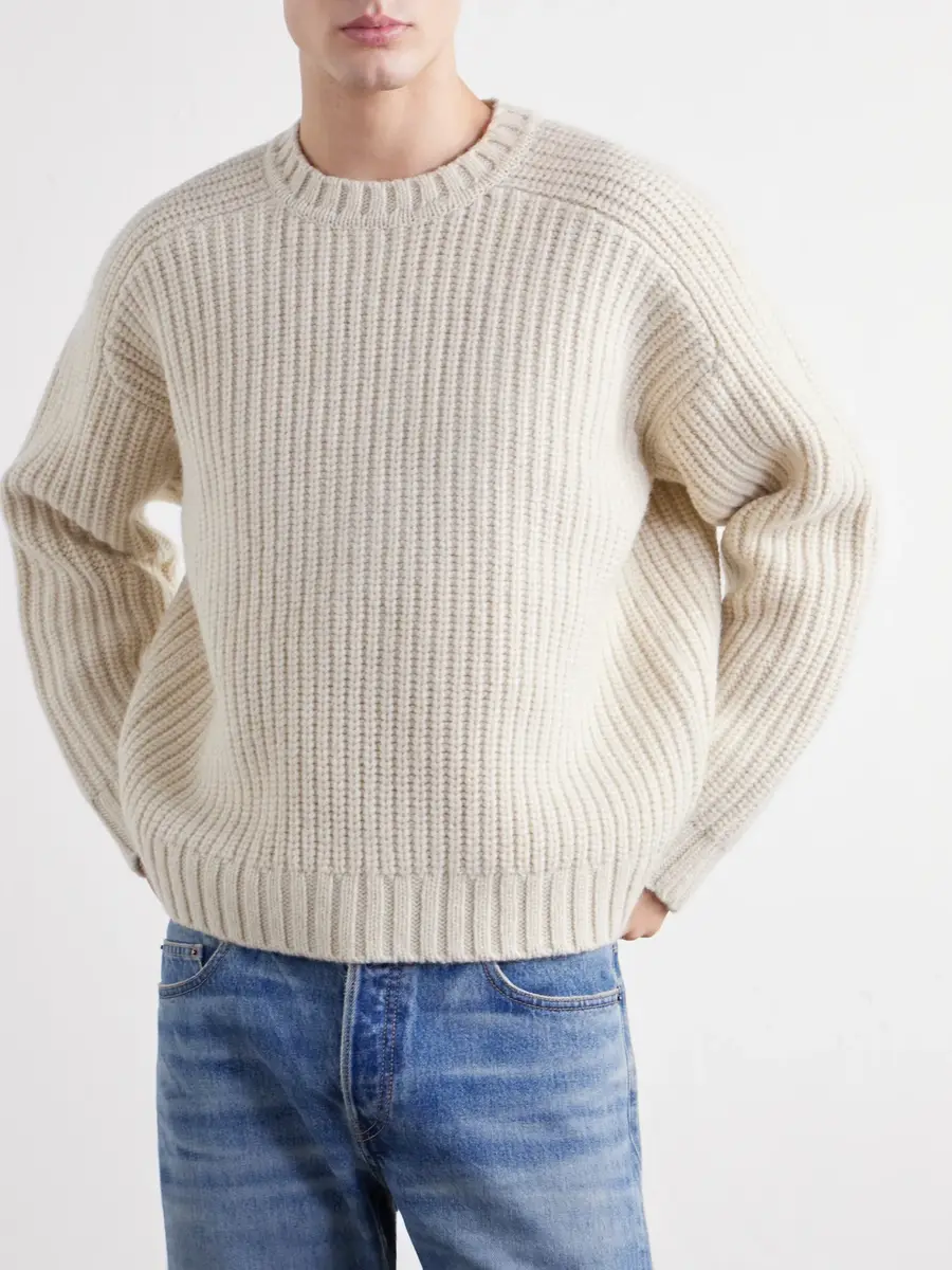TOTEME Ribbed Wool Sweater - Men | Thumbnail 3