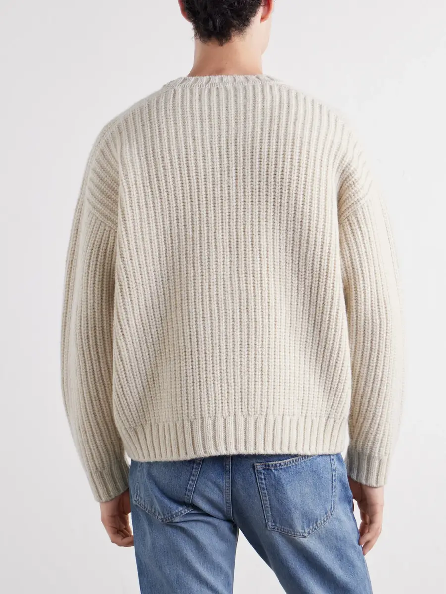 TOTEME Ribbed Wool Sweater - Men | Thumbnail 4