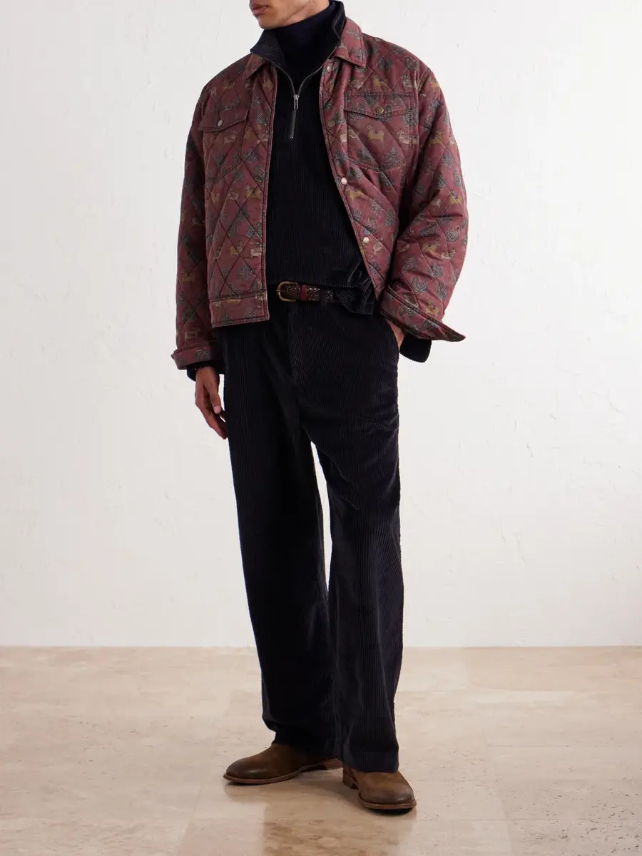 Aimé Leon Dore Wide-Leg Cotton-Corduroy Trousers - Men | Thumbnail 2 Aimé Leon Dore Wide-Leg Cotton-Corduroy Trousers - Men | Thumbnail 2