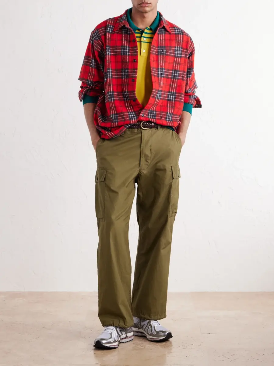 Aimé Leon Dore Checked Cotton-Flannel Shirt - Men | Thumbnail 2