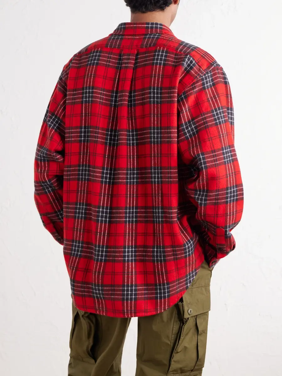 Aimé Leon Dore Checked Cotton-Flannel Shirt - Men | Thumbnail 4