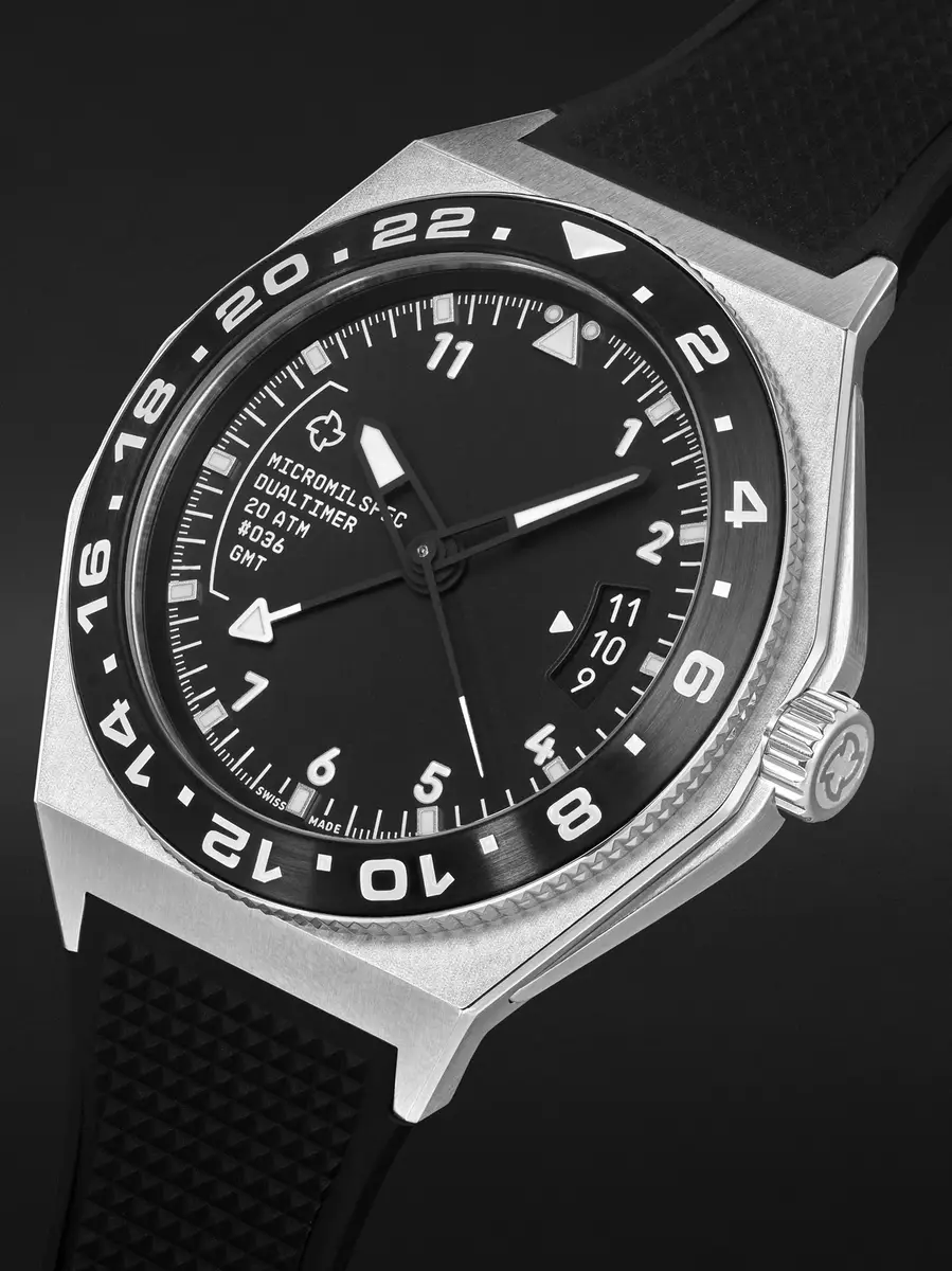 MICROMILSPEC Dual Timer Automatic 42mm Stainless Steel Watch, Ref. No. MIC_272 - Men | Thumbnail 4 MICROMILSPEC Dual Timer Automatic 42mm Stainless Steel Watch, Ref. No. MIC_272 - Men | Thumbnail 4