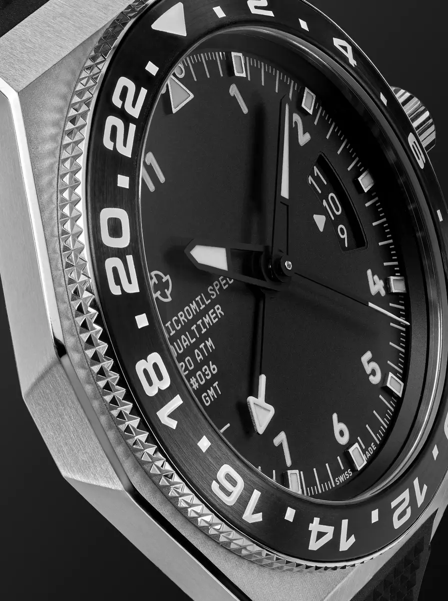 MICROMILSPEC Dual Timer Automatic 42mm Stainless Steel Watch, Ref. No. MIC_272 - Men | Thumbnail 6 MICROMILSPEC Dual Timer Automatic 42mm Stainless Steel Watch, Ref. No. MIC_272 - Men | Thumbnail 6