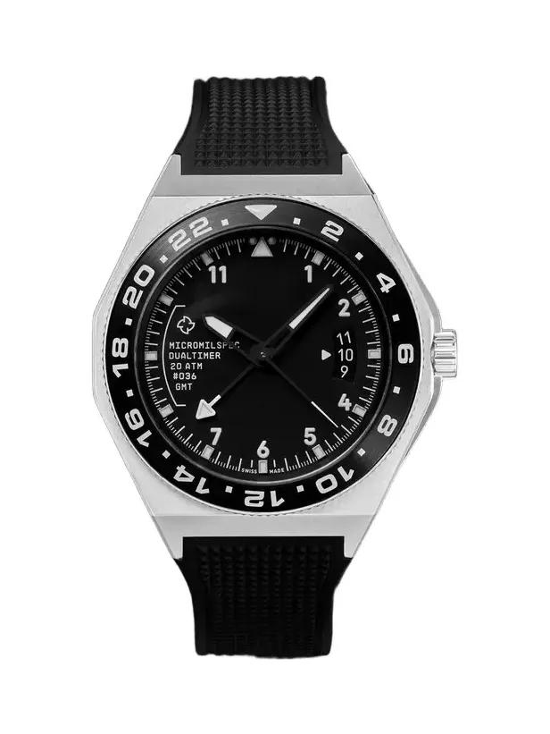 MICROMILSPEC Dual Timer Automatic 42mm Stainless Steel Watch, Ref. No. MIC_272 - Men