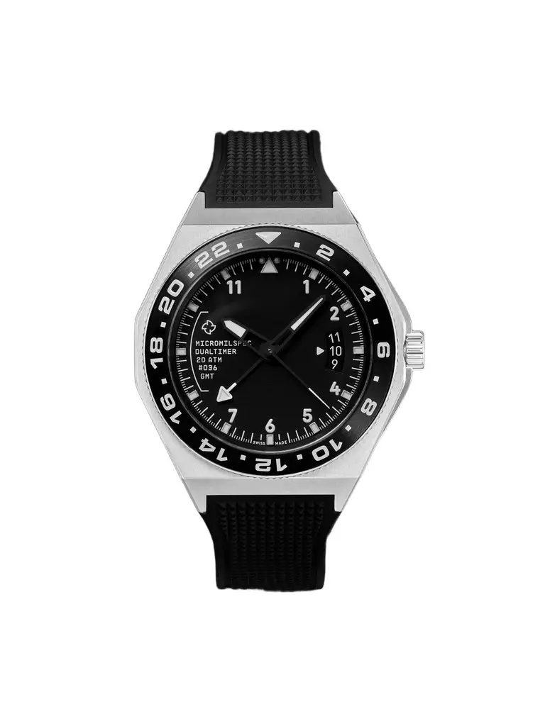 MICROMILSPEC Dual Timer Automatic 42mm Stainless Steel Watch, Ref. No. MIC_272 - Men