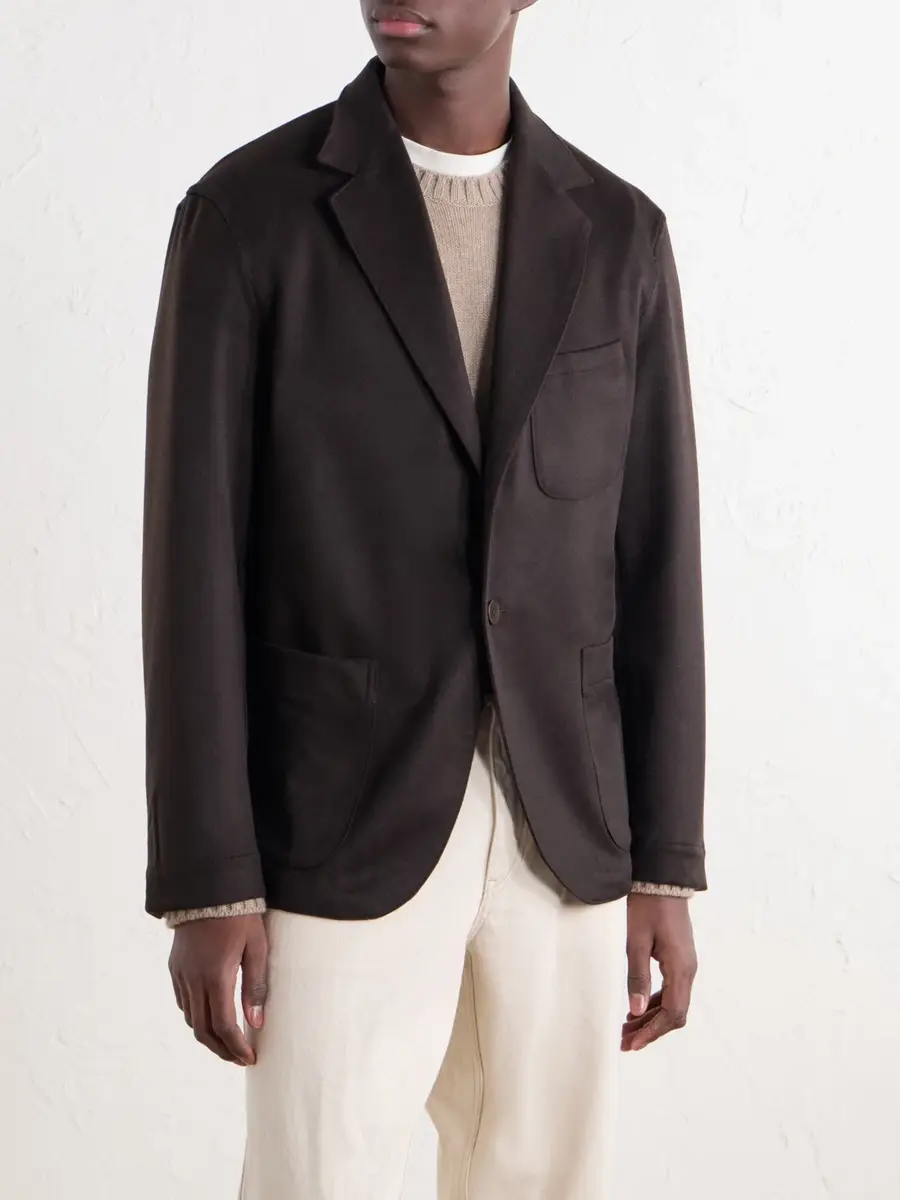 Stòffa Woven Cashmere Blazer - Men | Thumbnail 3
