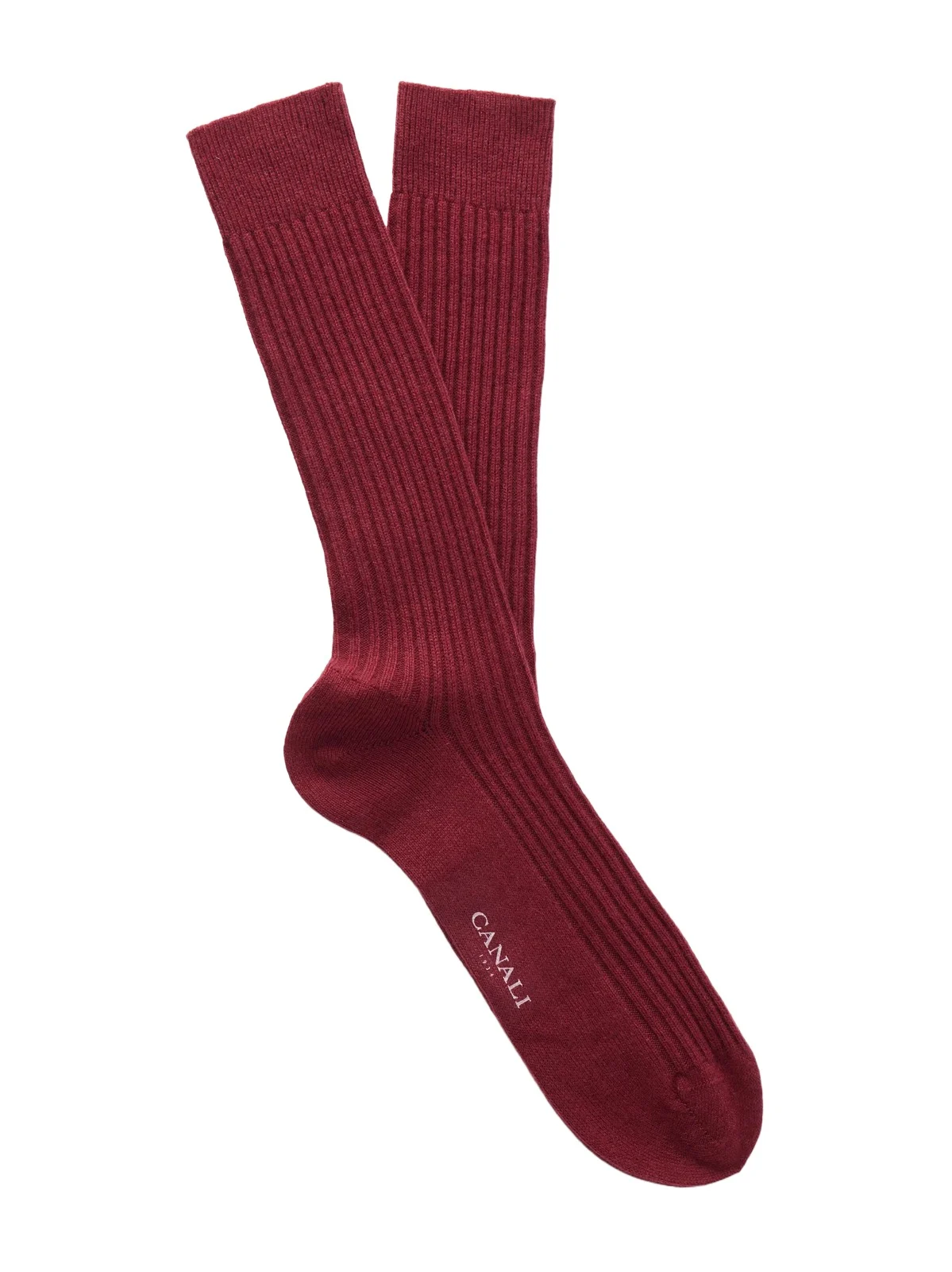 Canali Ribbed Cashmere Socks - Men