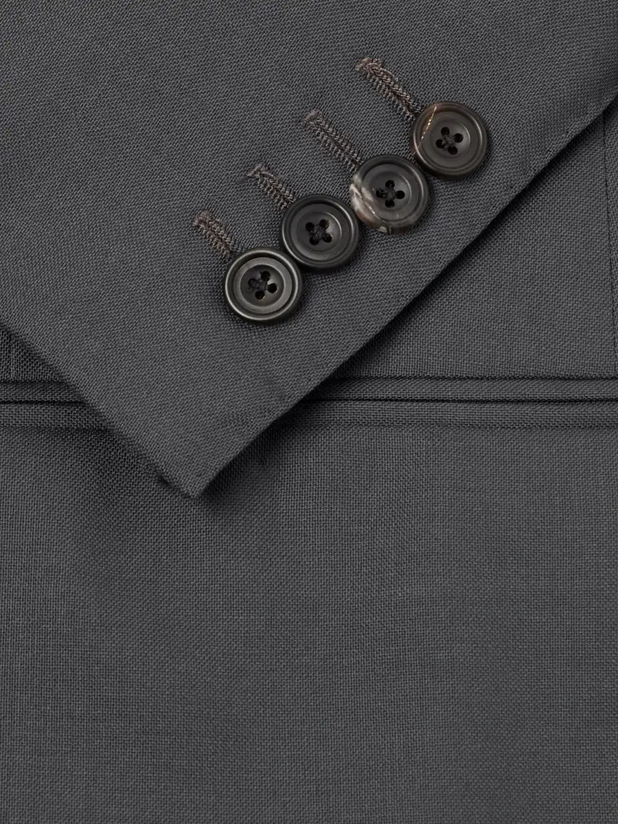 Thom Sweeney Double-Breasted Wool-Twill Suit Jacket - Men | Thumbnail 6