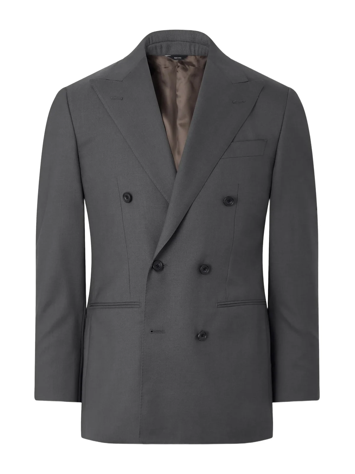 Thom Sweeney Double-Breasted Wool-Twill Suit Jacket - Men
