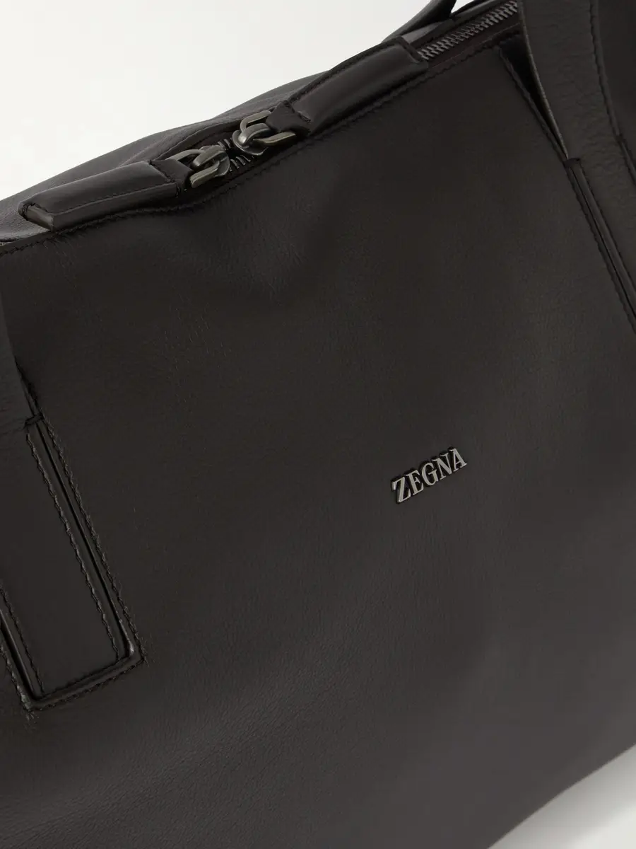 Zegna Leather Weekend Bag - Men | Thumbnail 5