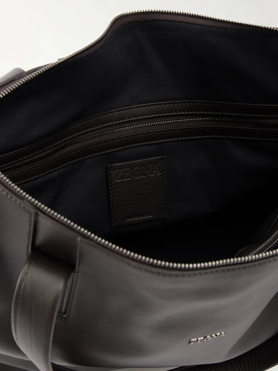 Zegna Leather Weekend Bag - Men | Thumbnail 6