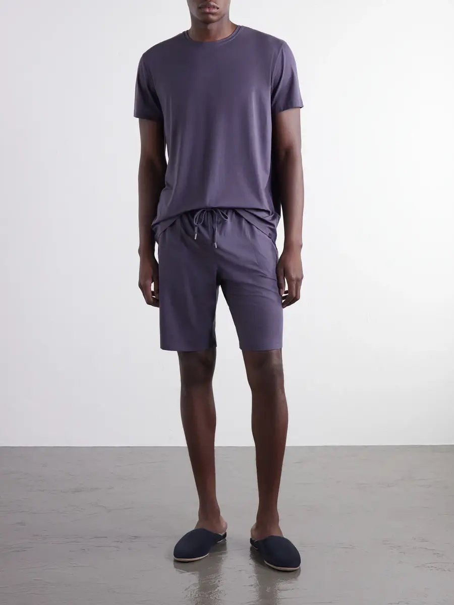 Derek Rose Basel Stretch-Modal Jersey Pyjama T-Shirt - Men | Thumbnail 2