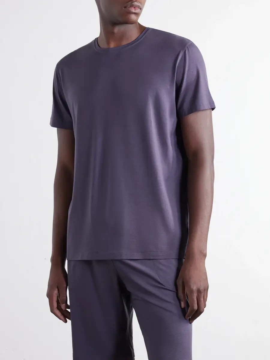 Derek Rose Basel Stretch-Modal Jersey Pyjama T-Shirt - Men | Thumbnail 3