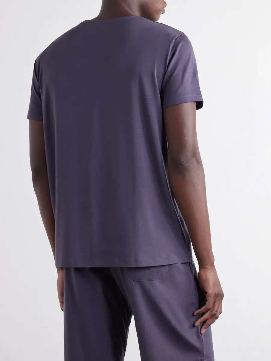 Derek Rose Basel Stretch-Modal Jersey Pyjama T-Shirt - Men | Thumbnail 4