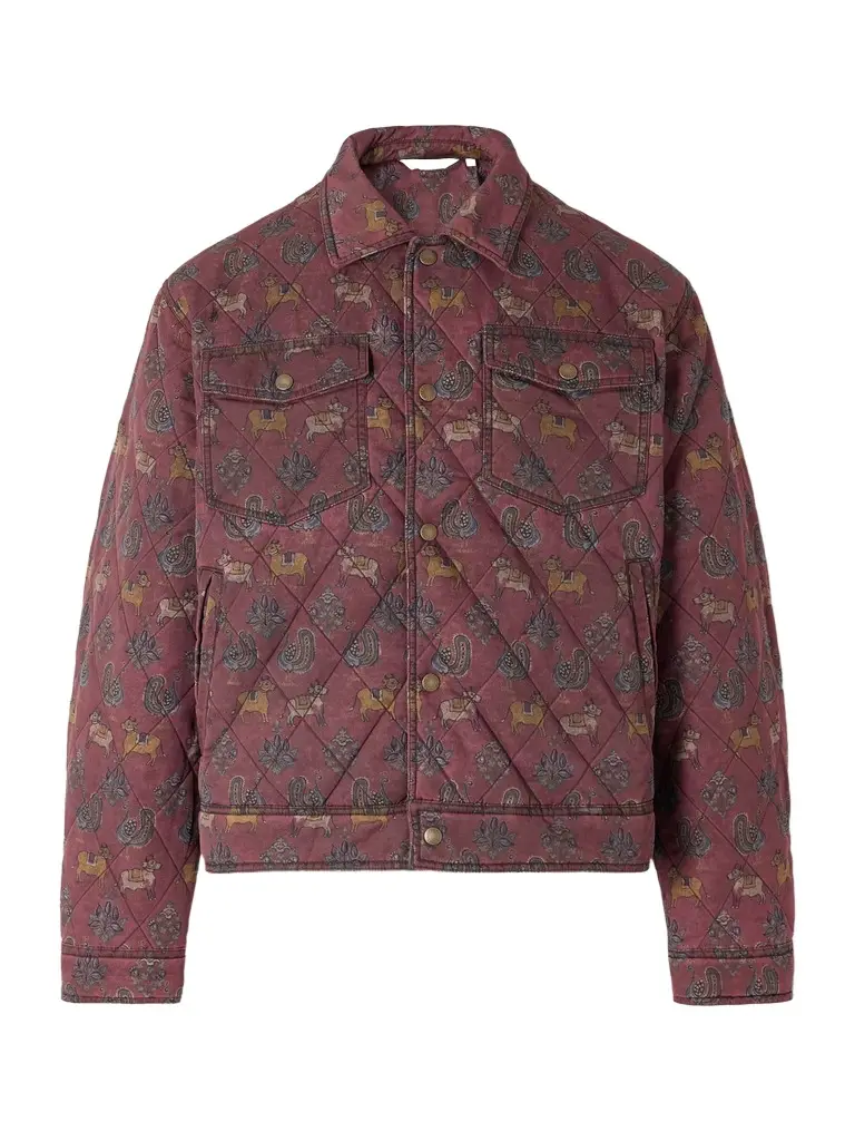 Aimé Leon Dore Printed Quilted Shell Jacket - Men