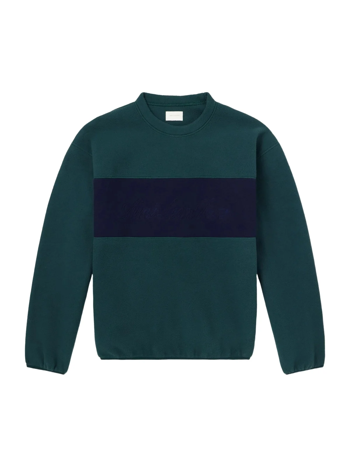 Logo-Embroidered Two-Tone Fleece Sweatshirt - Men Logo-Embroidered Two-Tone Fleece Sweatshirt - Men
