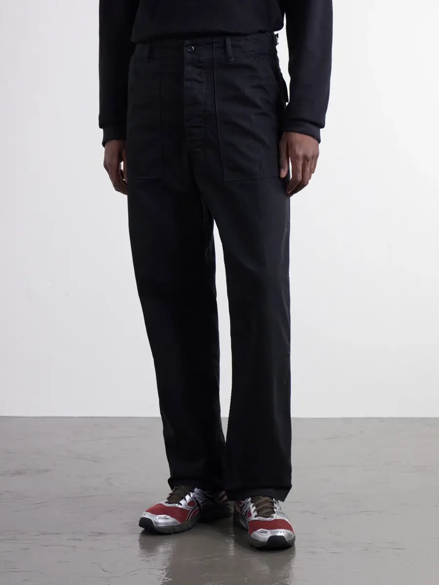 OrSlow Straight-Leg Herringbone Cotton Trousers - Men | Thumbnail 3