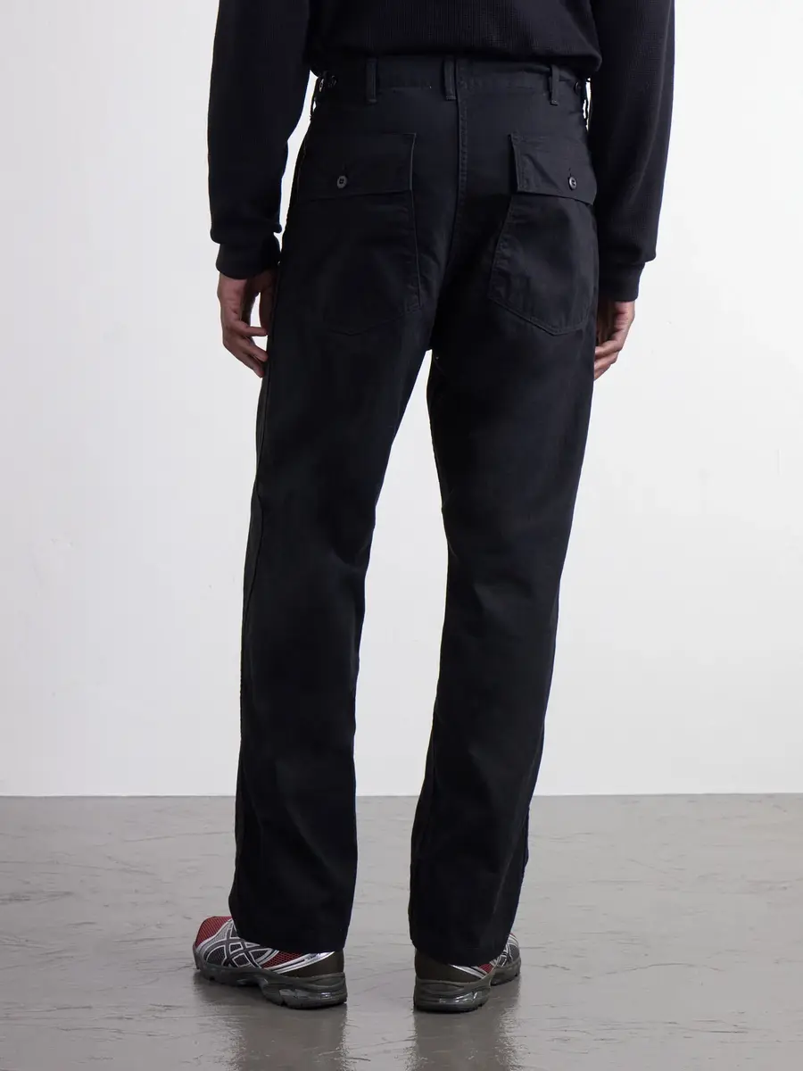 OrSlow Straight-Leg Herringbone Cotton Trousers - Men | Thumbnail 4