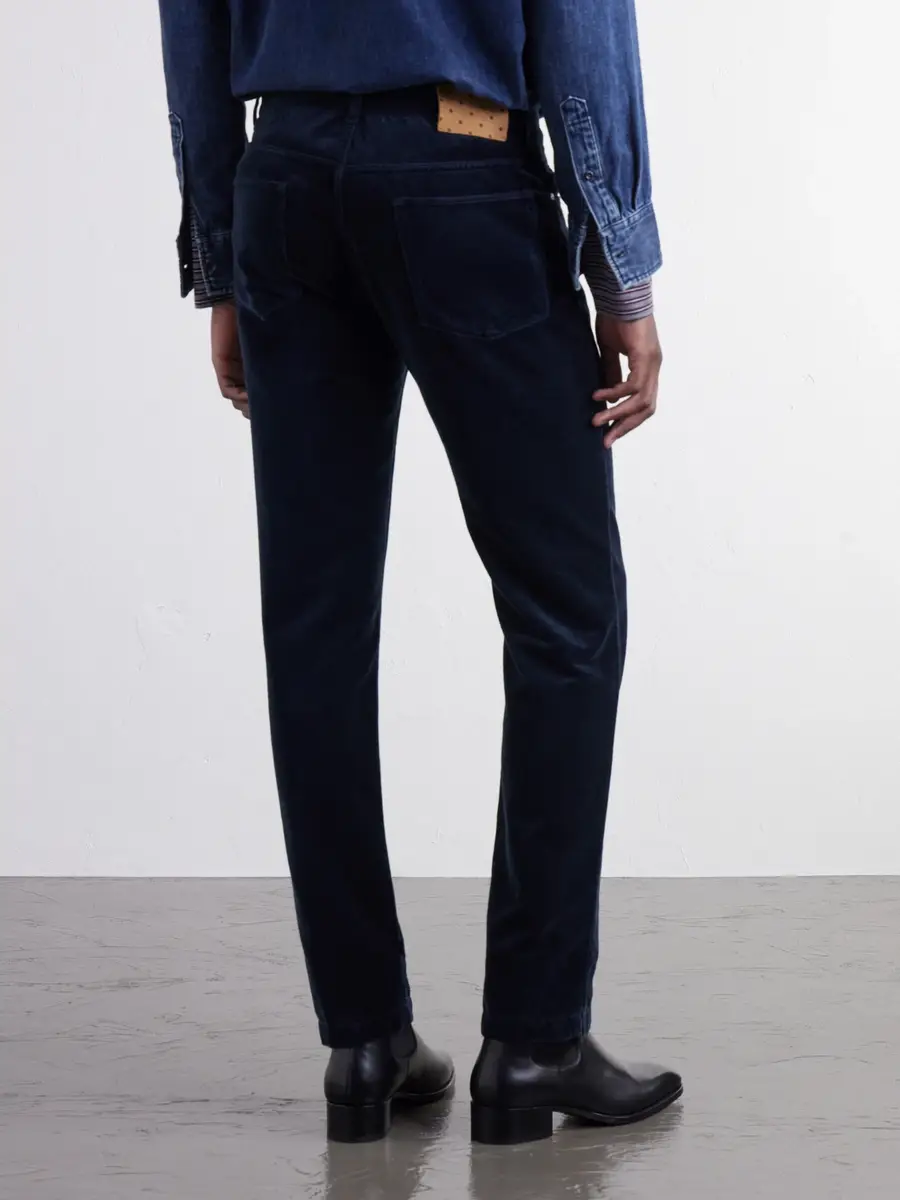 Massimo Alba Straight-Leg Cotton-Velvet Trousers - Men | Thumbnail 4 Massimo Alba Straight-Leg Cotton-Velvet Trousers - Men | Thumbnail 4