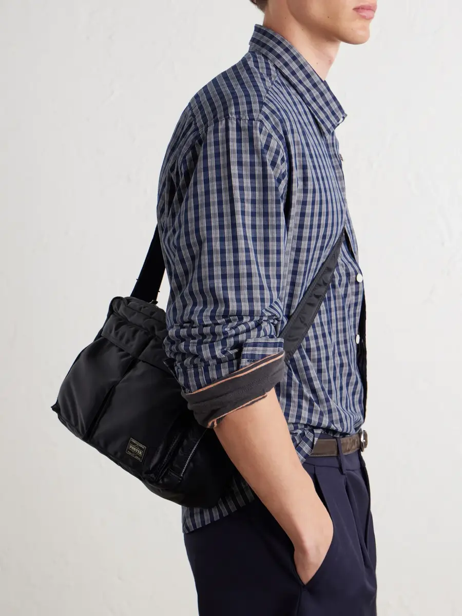 Porter-Yoshida and Co Tanker Sling Twill Messenger Bag - Men | Thumbnail 3 Porter-Yoshida and Co Tanker Sling Twill Messenger Bag - Men | Thumbnail 3