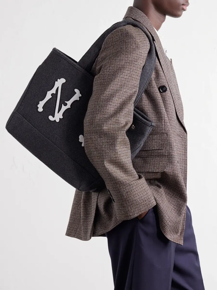 Aimé Leon Dore NY Highlanders Logo-Appliquéd Canvas Tote - Men | Thumbnail 3