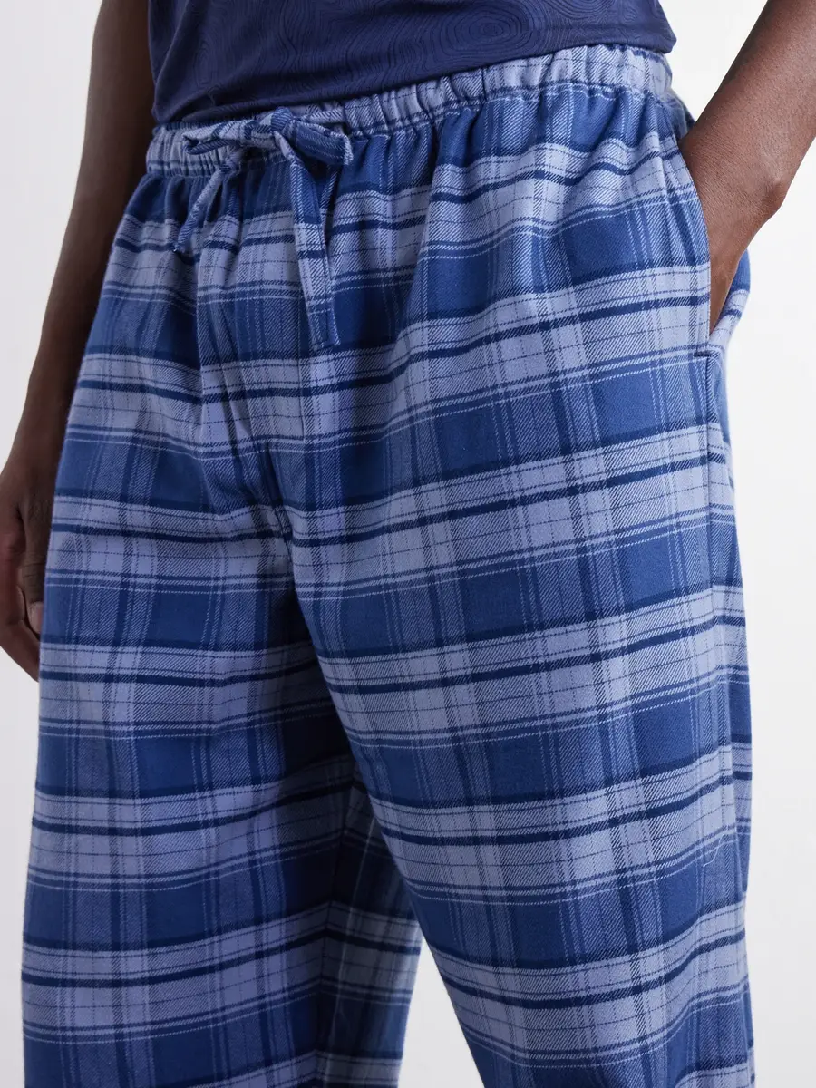 Derek Rose Kelburn Straight-Leg Checked Brushed Cotton-Flannel Pyjama Trousers - Men | Thumbnail 5 Derek Rose Kelburn Straight-Leg Checked Brushed Cotton-Flannel Pyjama Trousers - Men | Thumbnail 5