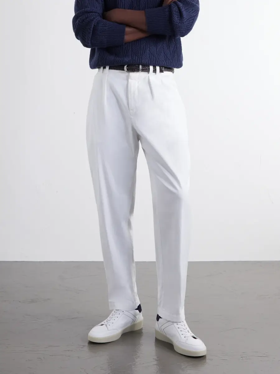Canali Nuvola Nubuck-Trimmed Leather Sneakers - Men | Thumbnail 2
