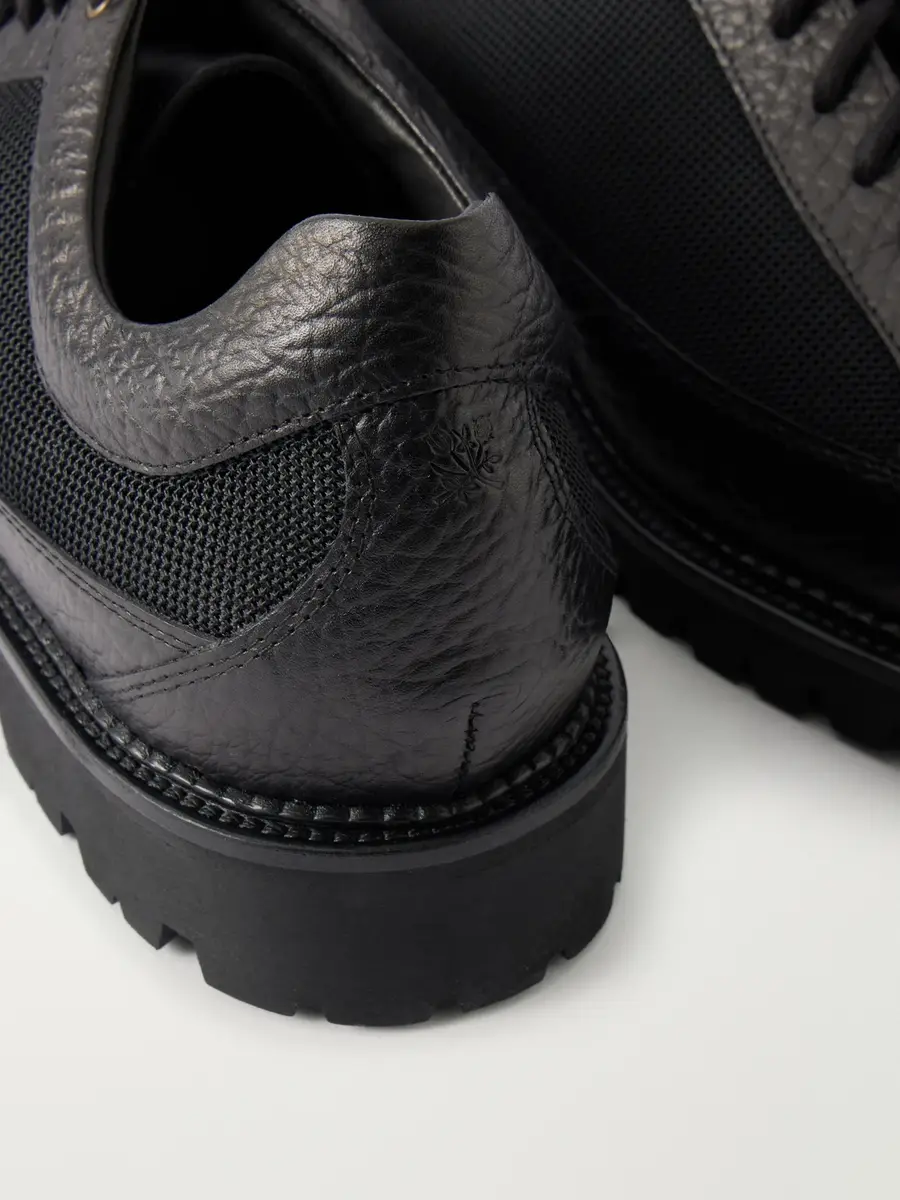 Aimé Leon Dore Field Textured Leather-Trimmed Mesh Hiking Boots - Men | Thumbnail 5 Aimé Leon Dore Field Textured Leather-Trimmed Mesh Hiking Boots - Men | Thumbnail 5