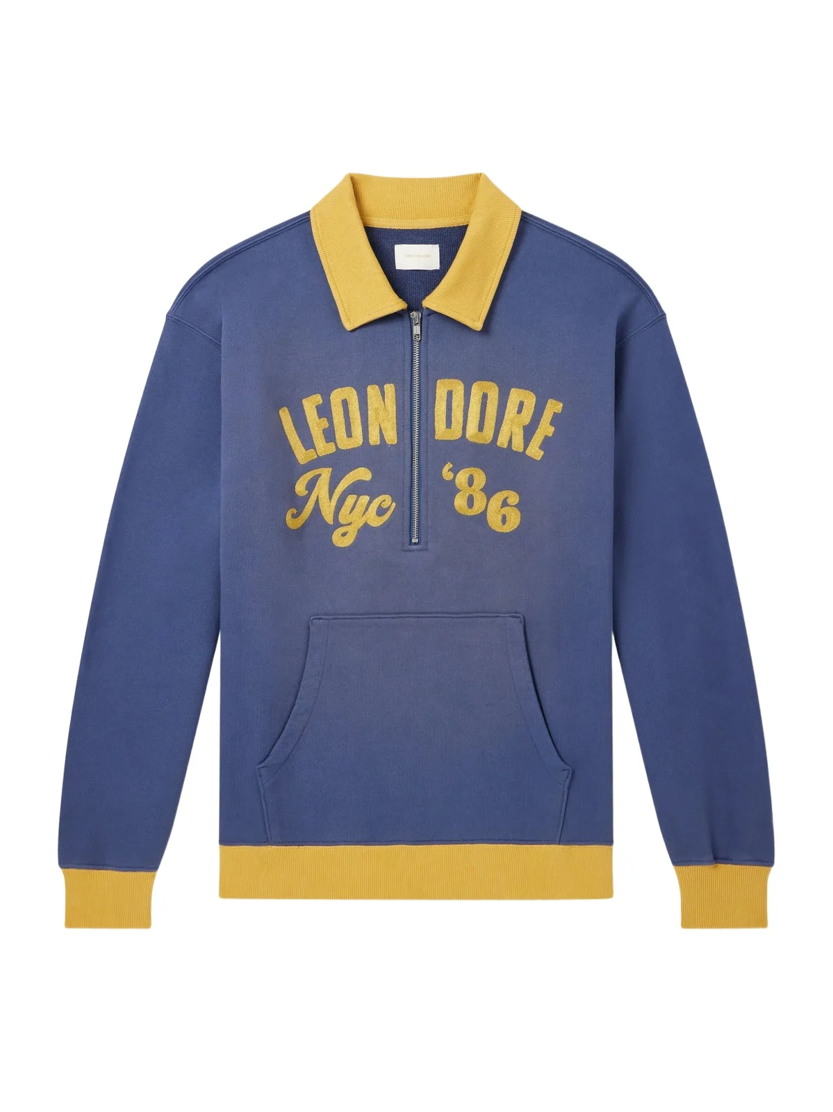Aimé Leon Dore Tour Logo-Embroidered Cotton-Jersey Half-Zip Sweater - Men