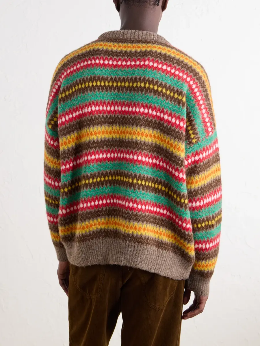 Monitaly Fair Isle Alpaca-Blend Intarsia Sweater - Men | Thumbnail 4 Monitaly Fair Isle Alpaca-Blend Intarsia Sweater - Men | Thumbnail 4