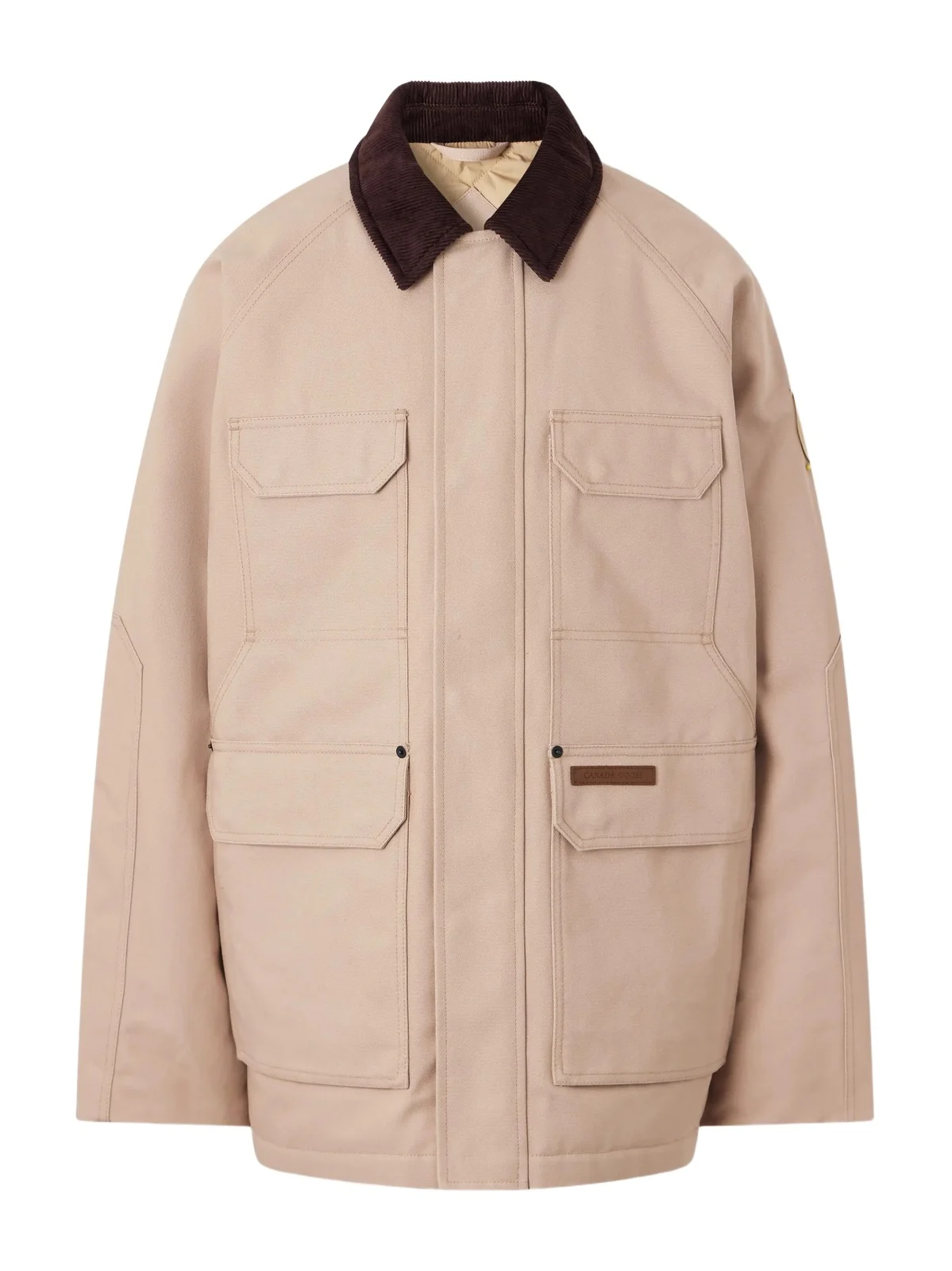 Canada Goose Garrison Corduroy-Trimmed Cotton-Canvas Coat - Men