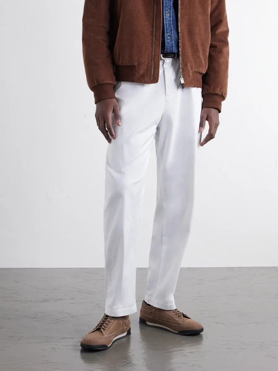 John Lobb Court Panelled Nubuck Sneakers - Men | Thumbnail 2 John Lobb Court Panelled Nubuck Sneakers - Men | Thumbnail 2