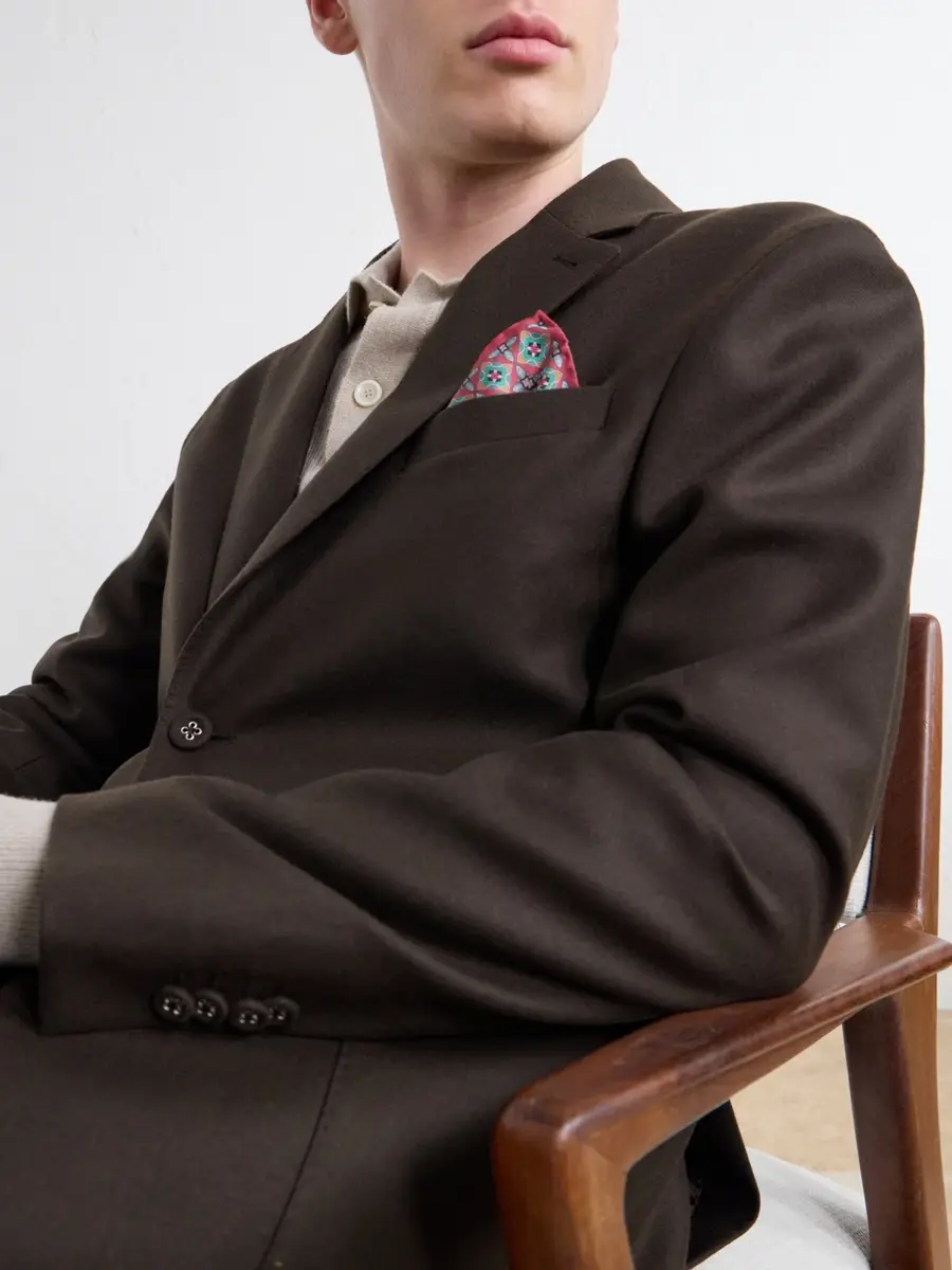 OFFICINE GÉNÉRALE Michel Wool-Twill Suit Jacket - Men | Thumbnail 5