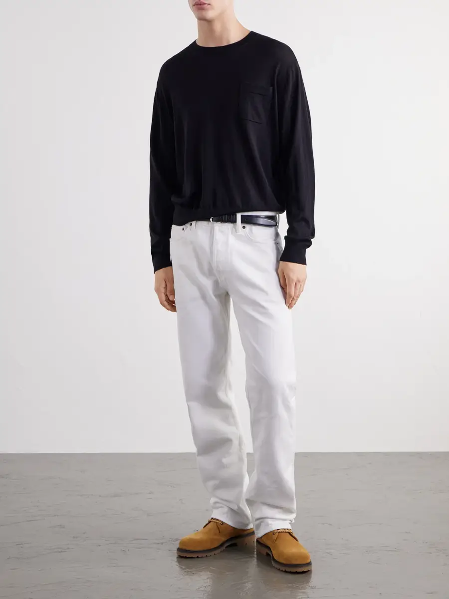 TOTEME Merino Wool and Silk-Blend Sweater - Men | Thumbnail 2